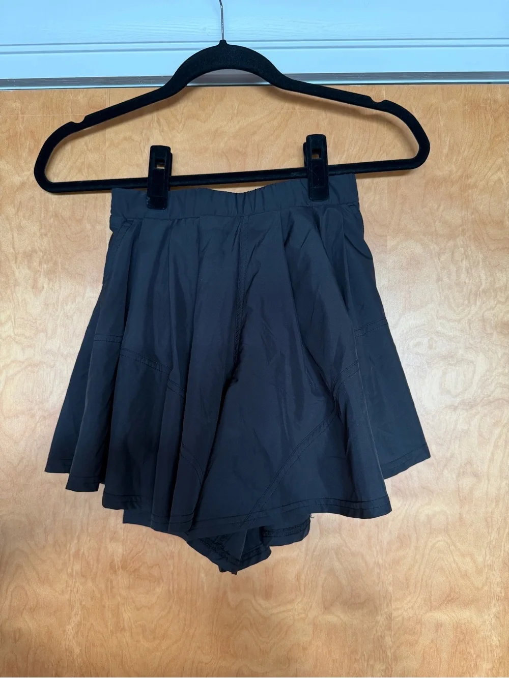Free People Black Skort Shorts